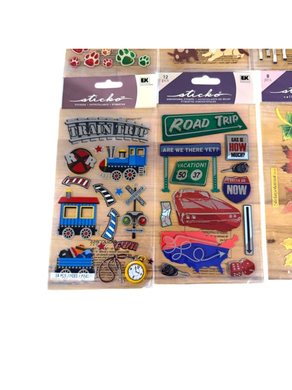 EK Sticko Sticker Lot Animals Sports Travel Education Horses Dog Fall Graduation - Picture 4 of 8